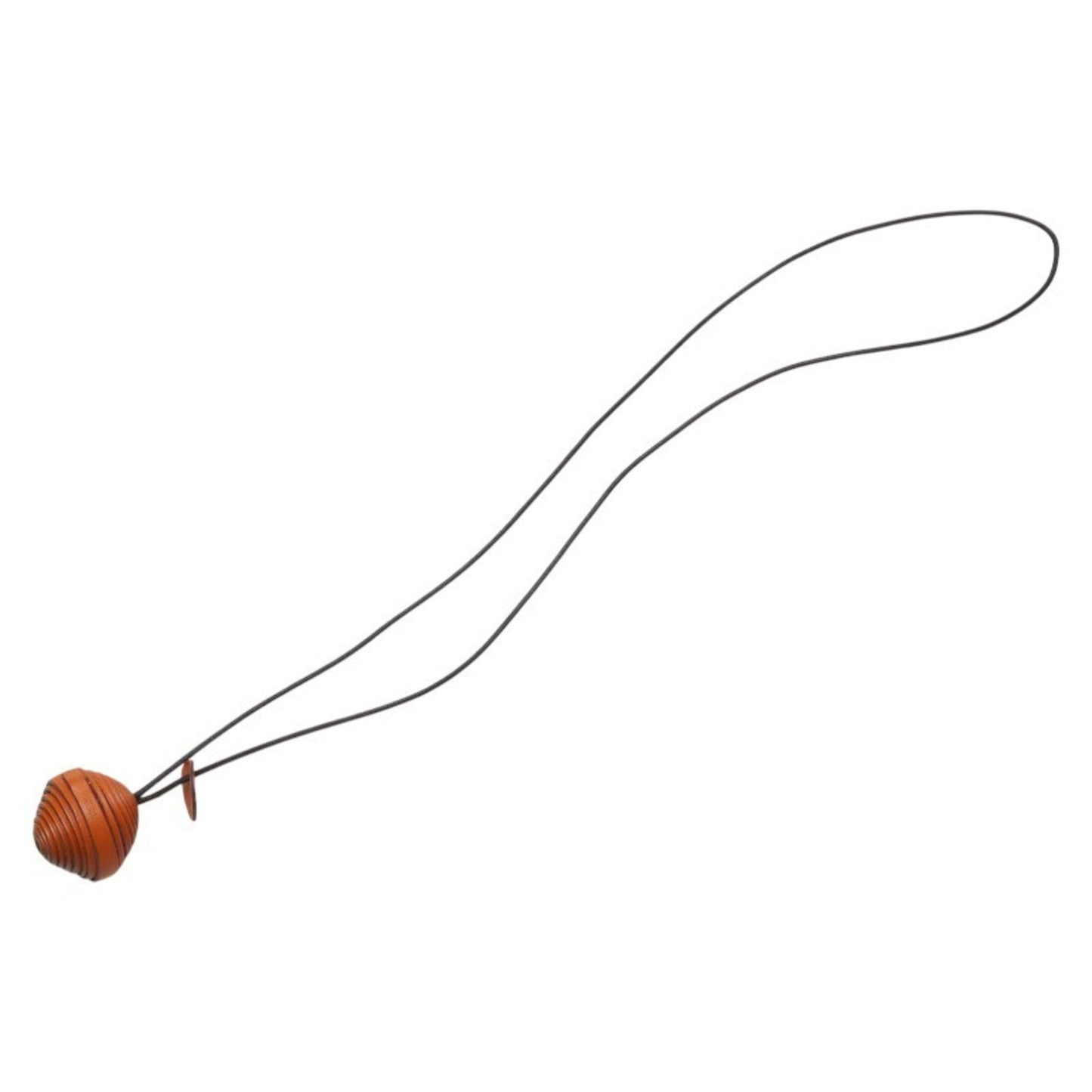 Hermes Jojoba Jojoba Necklace In Orange