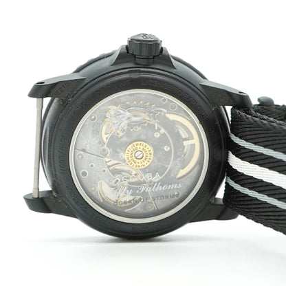 Swatch X Blancpain Fifty Fathoms Ocean Of Storms S035B400 Black Dial