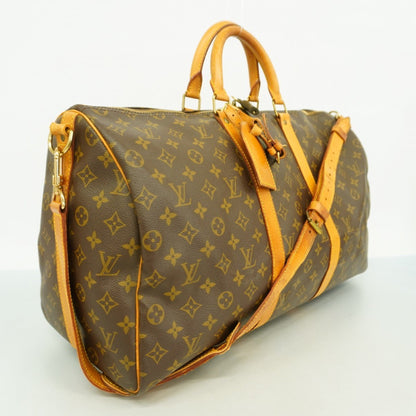 Louis Vuitton Monogram Keepall Bandouliere 50 Boston Bag M41416 Brown