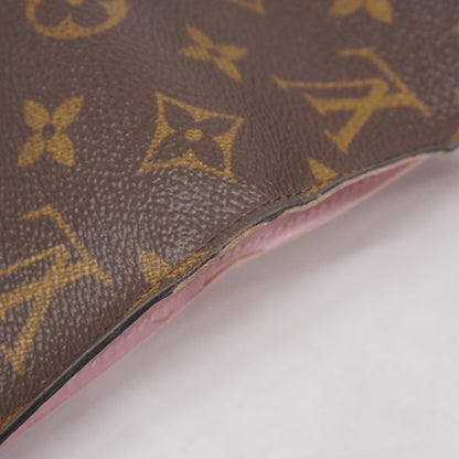 Louis Vuitton Monogram Victorine Tri-Fold Wallet M62360 Brown Rose Ballerine