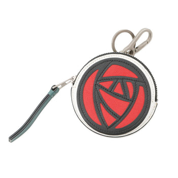 Loewe Anagram Rose Motif Leather Wallet/Coin Case 109.80.951 Wallet Charm