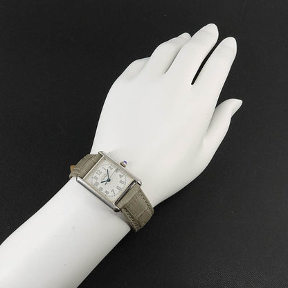 Cartier Must Tank Lm Boys' Watch With Date Display