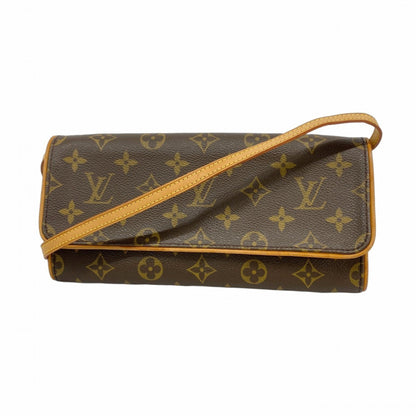 Louis Vuitton Monogram Pochette Twin Gm Shoulder Bag M51852 Brown