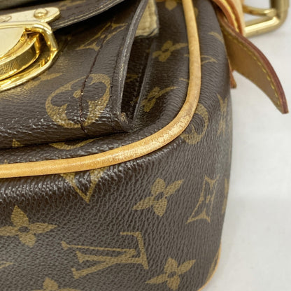 Louis Vuitton Monogram Hudson Shoulder Bag M40027 Brown