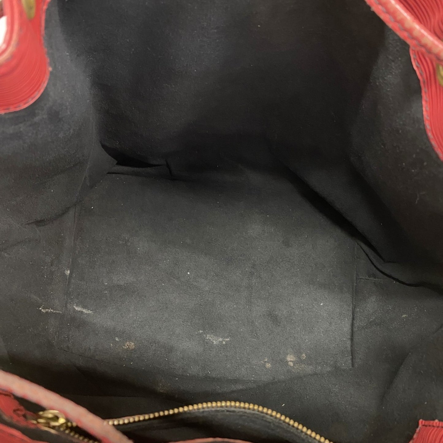 Louis Vuitton Epi Petit Noe Shoulder Bag M44107 Castilian Red