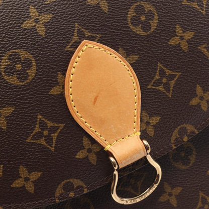 Louis Vuitton Saint-Cloud Gm Monogram Shoulder Bag Coated Canvas Leather