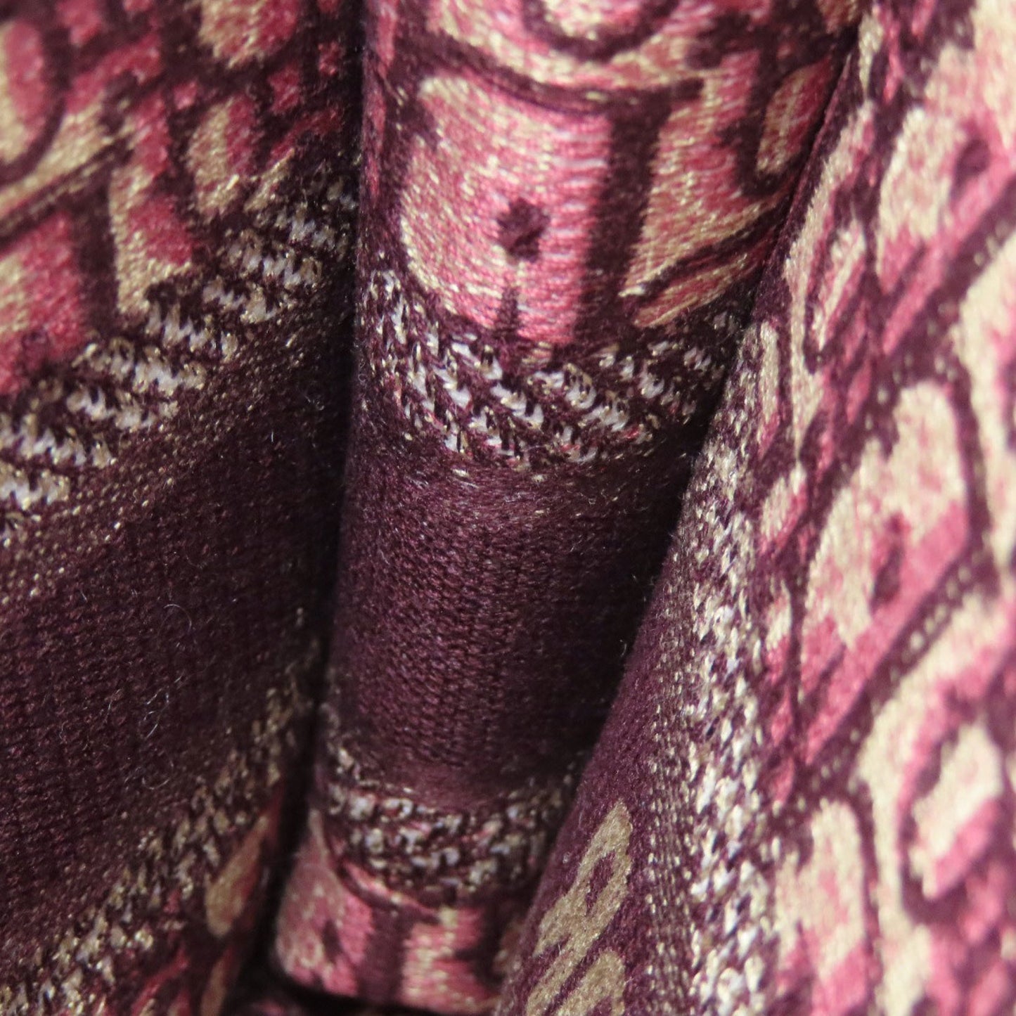 Christian Dior Book Tote Mini Handbag Canvas