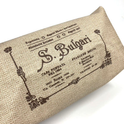 Bvlgari S.Bulgari Logo Pouch Second Bag Leather