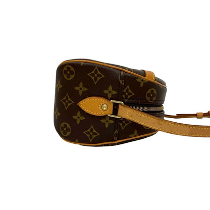 Louis Vuitton Vintage Blois Monogram Leather Shoulder Bag/Pochette Brown 62775