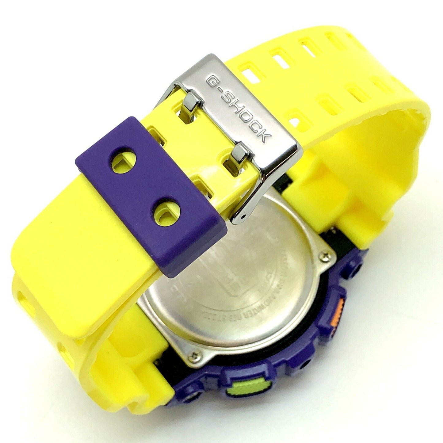 G-Shock Casio Watch Ga-110Hc-6A Hyper Colors Big Case Purple Yellow Pink Painted Ana-Digi Released