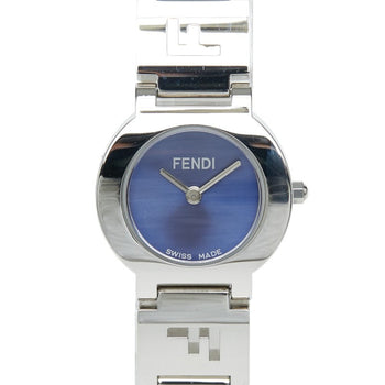 Fendi Horology Watch 3050L Quartz Navy Dial Stainless Steel