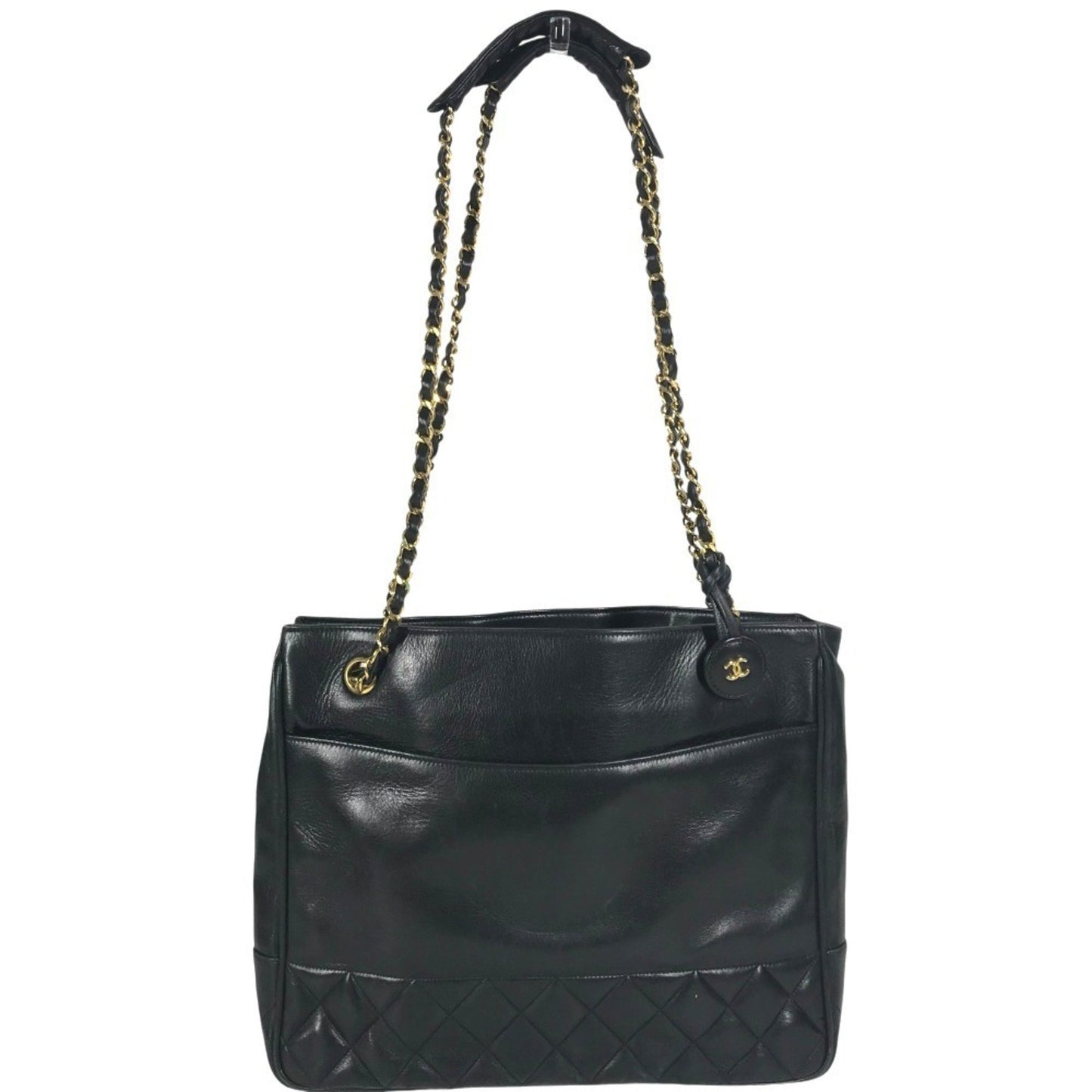 Chanel Matelasse Double Chain Tote Bag