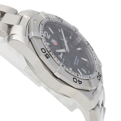 Tag Heuer Waf111Z Aquaracer Date Alarm Stainless Steel Watch