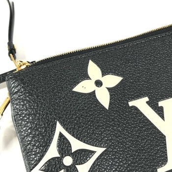 Louis Vuitton M80787 Two-Tone Monogram Empreinte Pochette Double Zip Bag