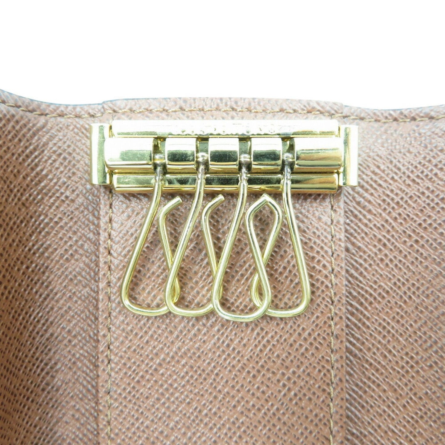 Louis Vuitton Multicle 4 Monogram M69517 4-Ring Ic Chip Brown Key Case Lv 0517Louis Vuitton