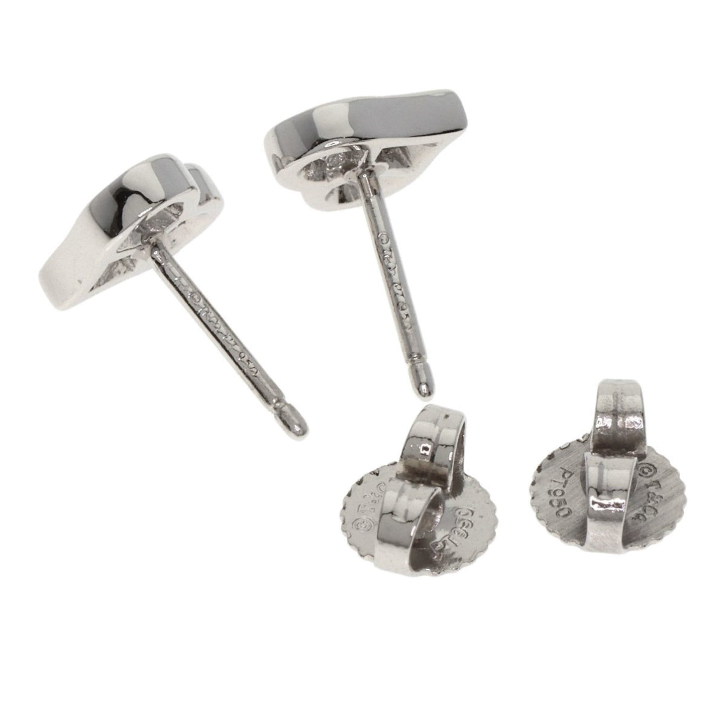 Tiffany & Co. Sentimental Heart Diamond Earrings In Platinum Pt950