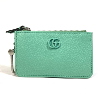 Gucci 701070 Gg Marmont Leather Card Case/Coin Case For Women