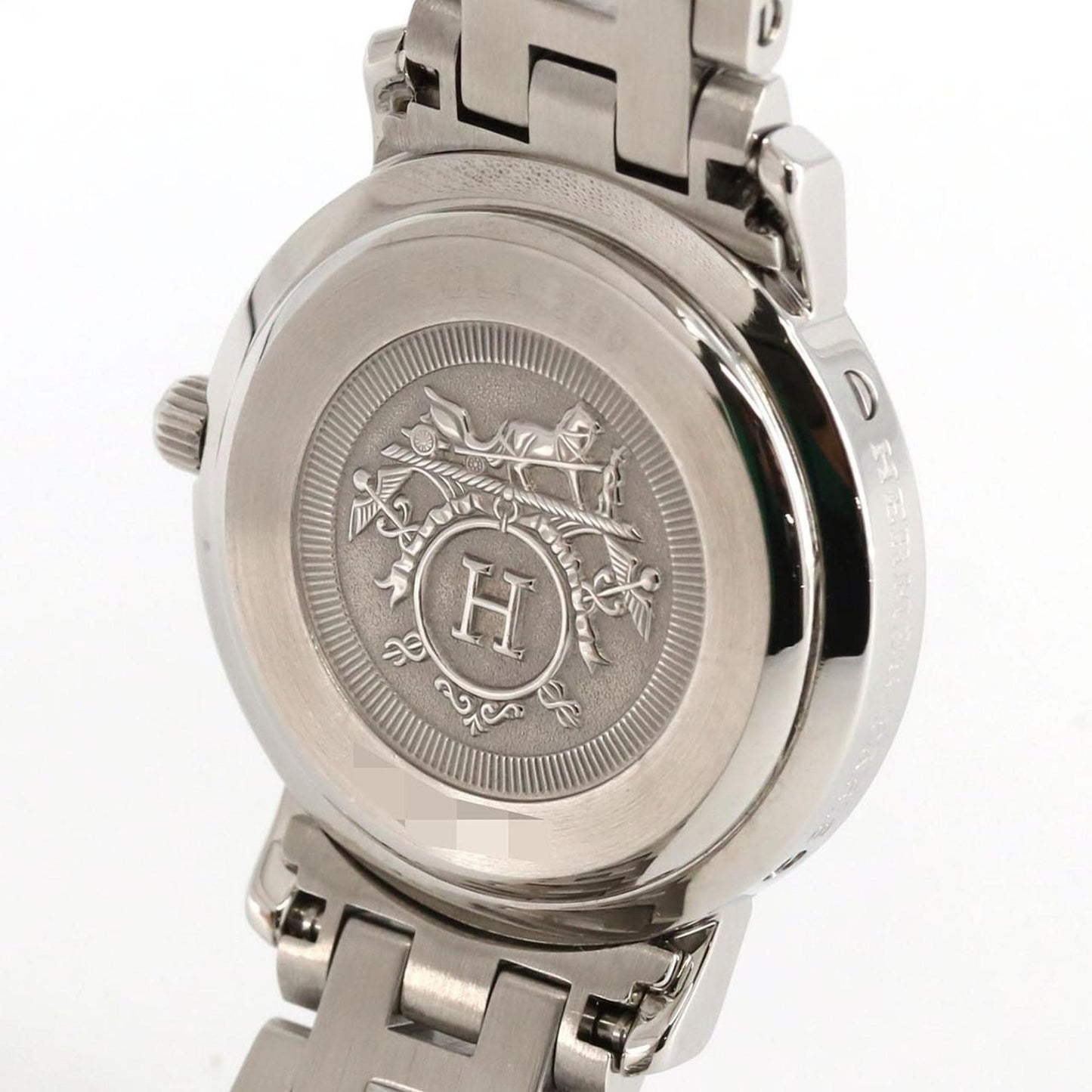 Hermes Clipper Nacle 12P Cl4.230 Ss Quartz Watch