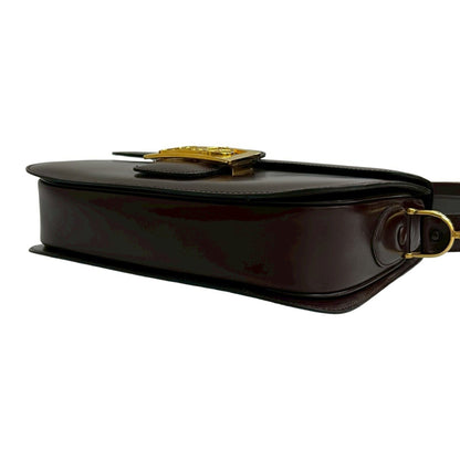 Celine Carriage Leather Shoulder Bag/Pochette/Sacoche In Brown