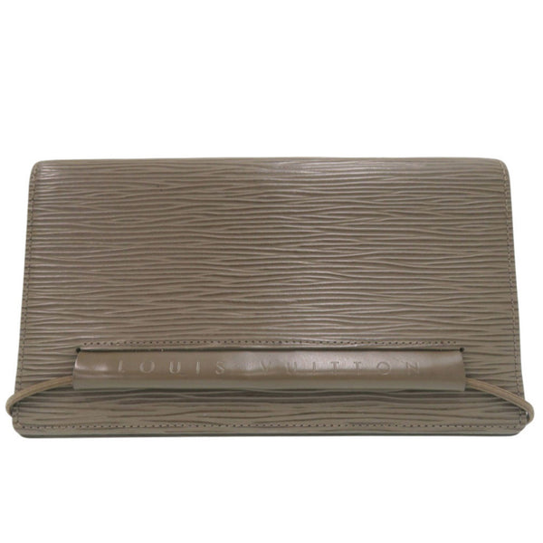LOUIS VUITTON - Louis Vuitton Agenda Horizontal Planner Cover - Epi Leather - Gray - MI0081 Stamp -