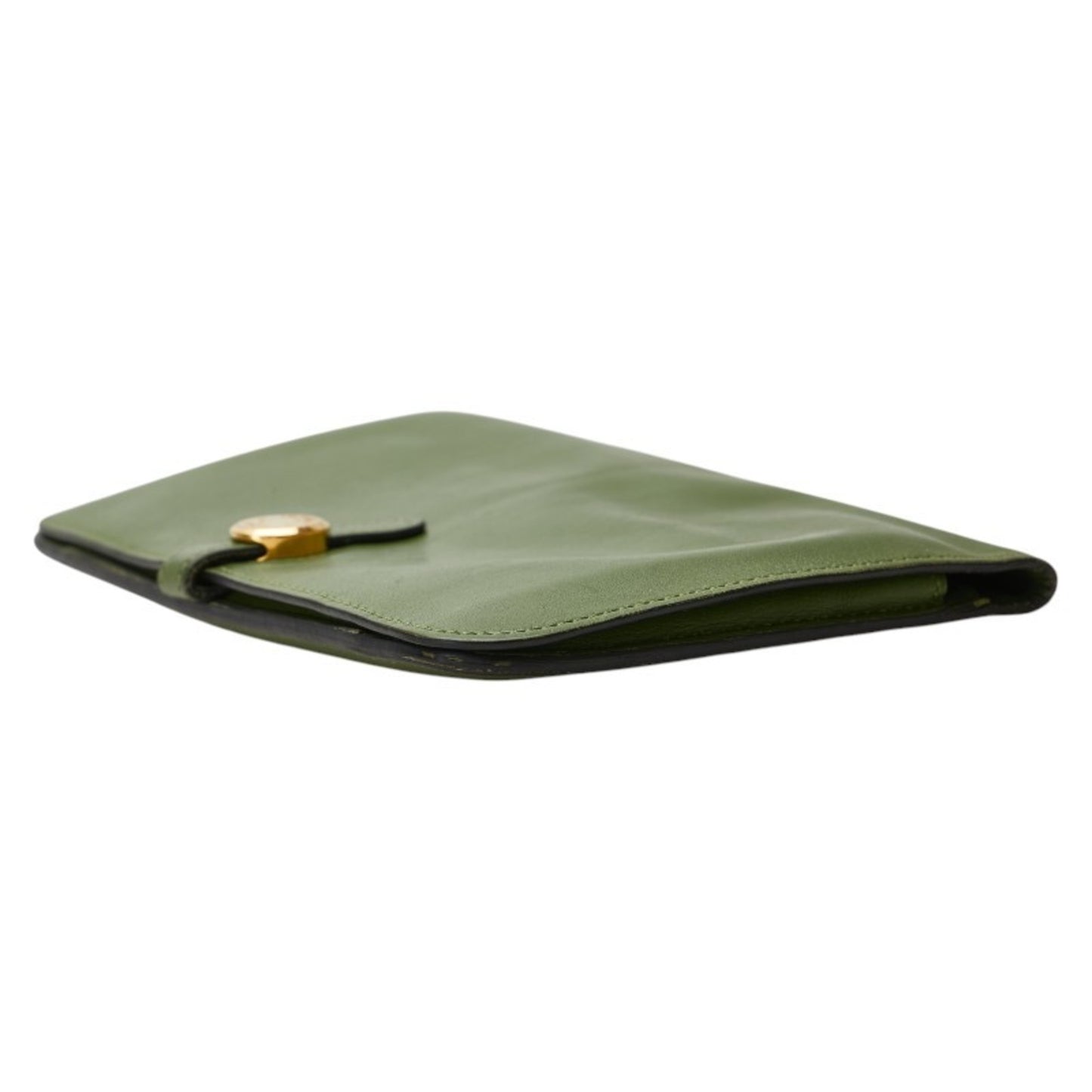 Hermes Herms Dogon Gm Bifold Wallet In Green Swift