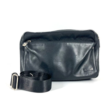 Fendi 7Va411 Monster Eye Logo Fantastic Crossbody Bag Handbag Pochette Shoulder Nylon Leather