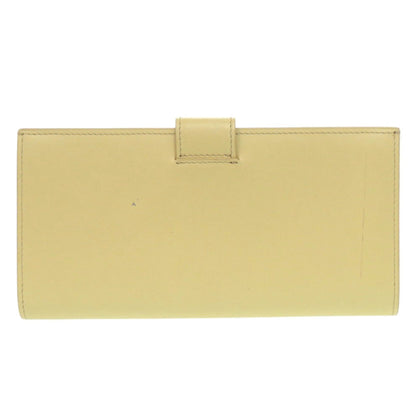 Prada 1Mv025 Triangle Logo Leather Yellow Long Wallet 0615 Prada