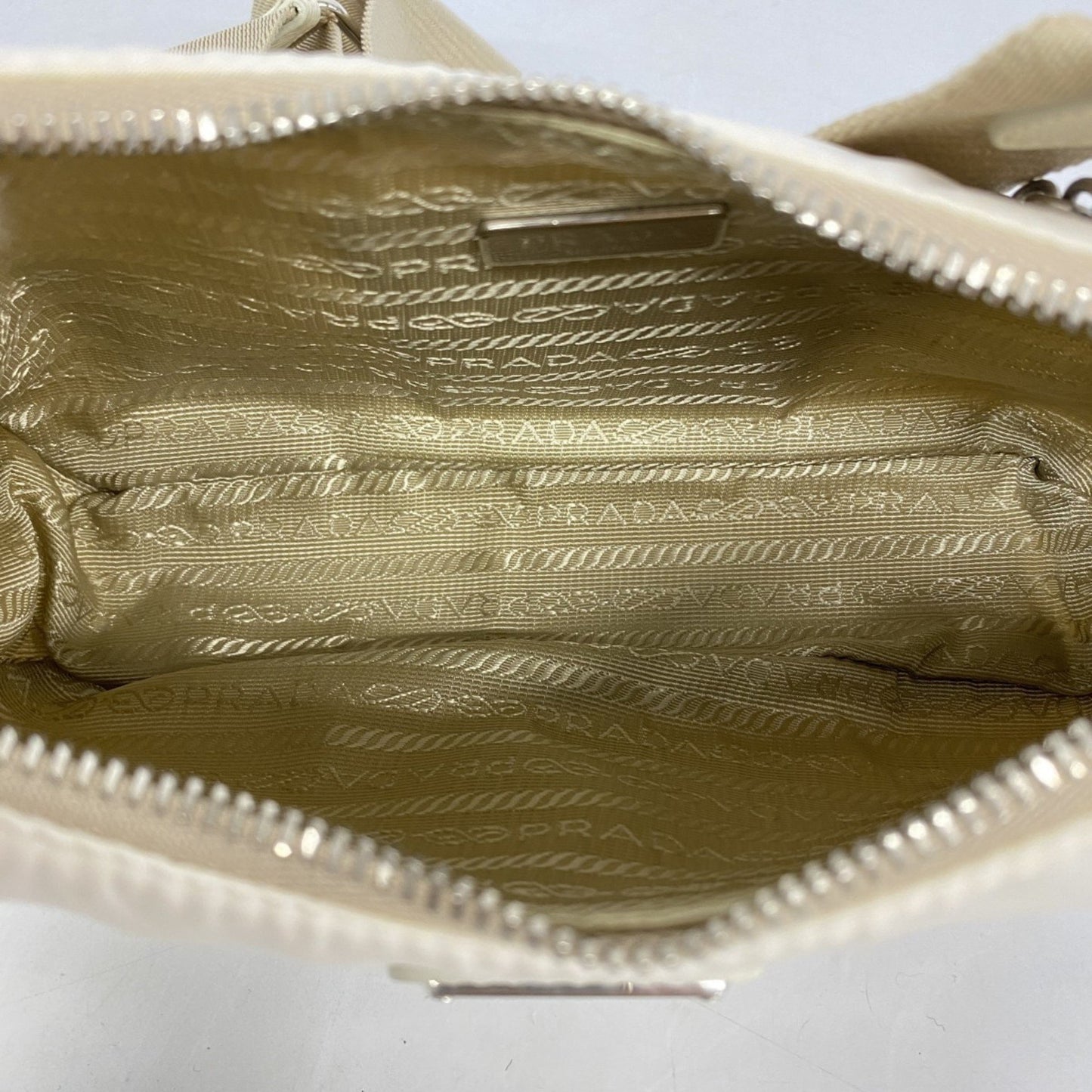 Prada Shoulder Bag Nylon White