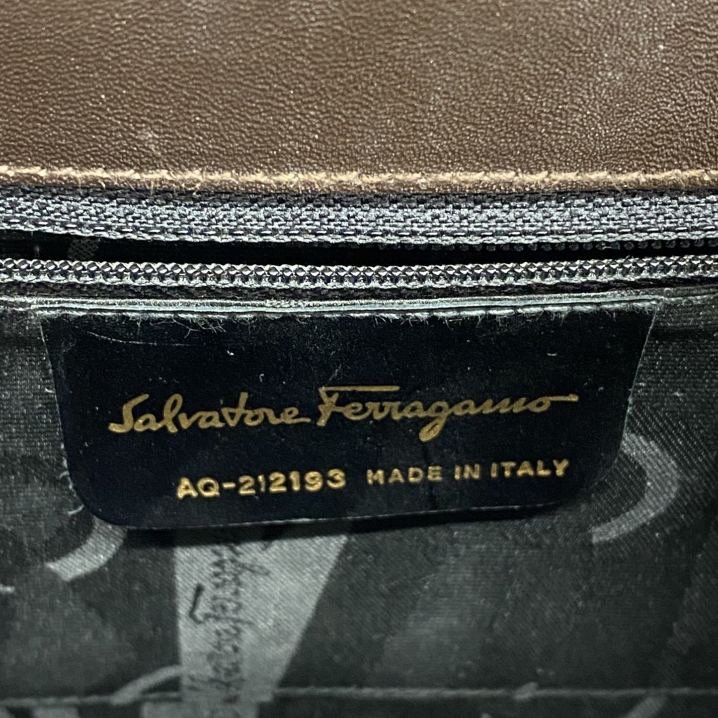 Salvatore Ferragamo Gancini Leather Handbag
