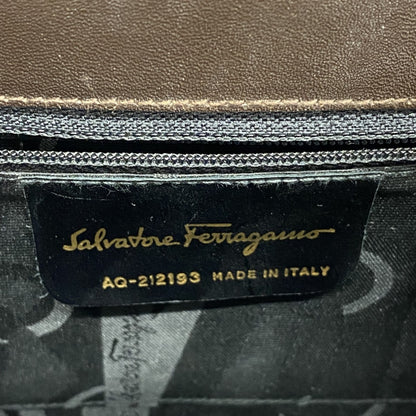 Salvatore Ferragamo Gancini Leather Handbag