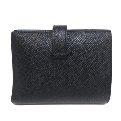 Hermes Herms Bearn Compact Bifold Wallet With Gold Hardware