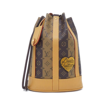 Louis Vuitton Monogram Stripe (Lv Squared) Randonne Messenger M45968 Shoulder Bag