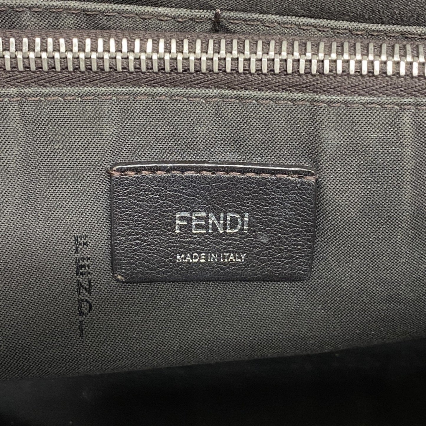 Fendi By The Way Leather Handbag In Gray
