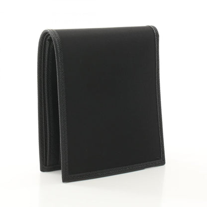 Prada Tessuto+Saffian Bi-Fold Wallet Nylon Saffiano Leather