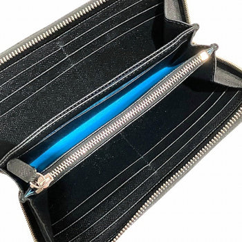 Bvlgari Man Round Black Long Wallet