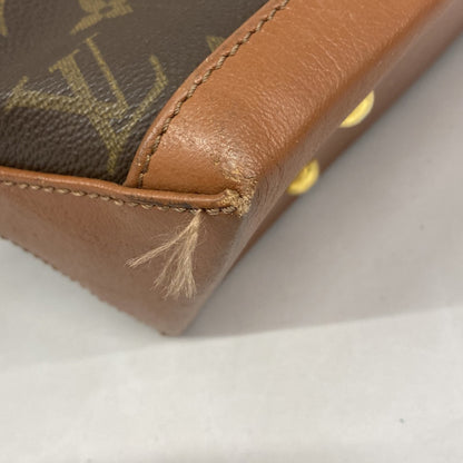 Louis Vuitton Monogram Sac Weekend Pm Tote Bag M42425 Brown