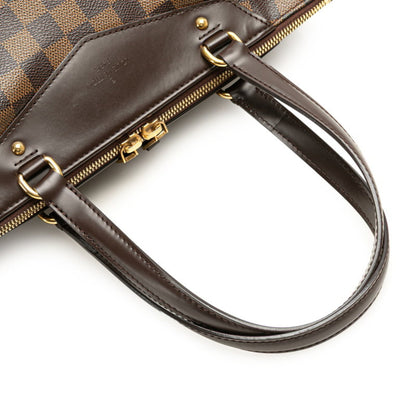 Louis Vuitton Damier Westminster Pm Handbag N41102 Brown Pvc Leather