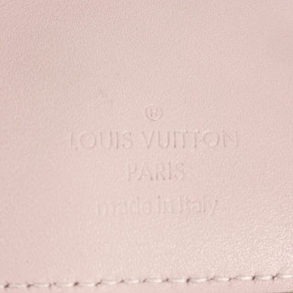 Louis Vuitton Monogram Vernis Portefeuille Cherry Wood Compact Tri-Fold Wallet M61911 Rose Ballerine