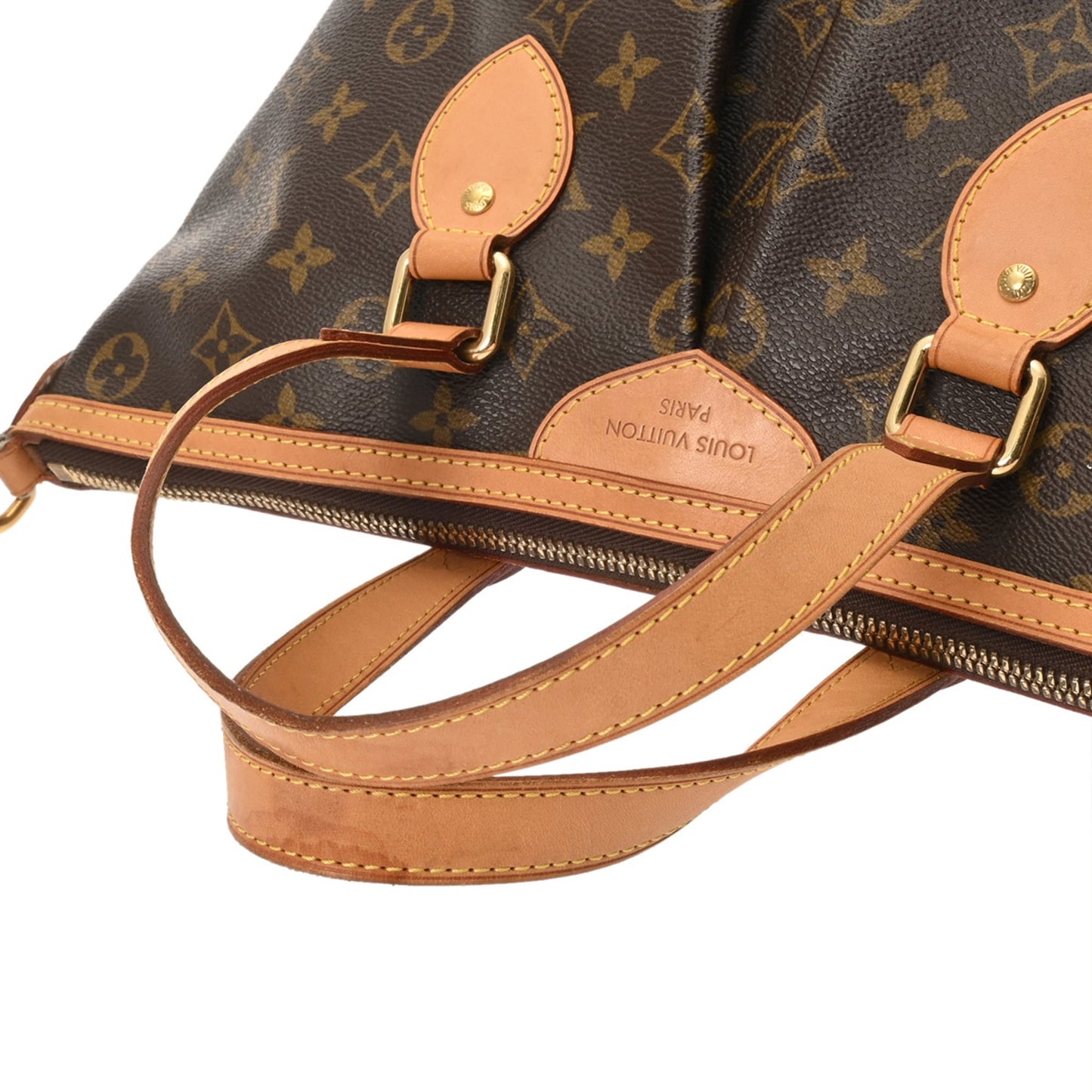Louis Vuitton Monogram Palermo Pm 2-Way Brown M40145 Women'S Canvas Handbag