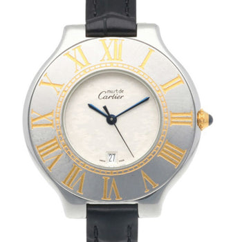 Cartier Must 21 Watch Stainless Steel 126 000P Quartz