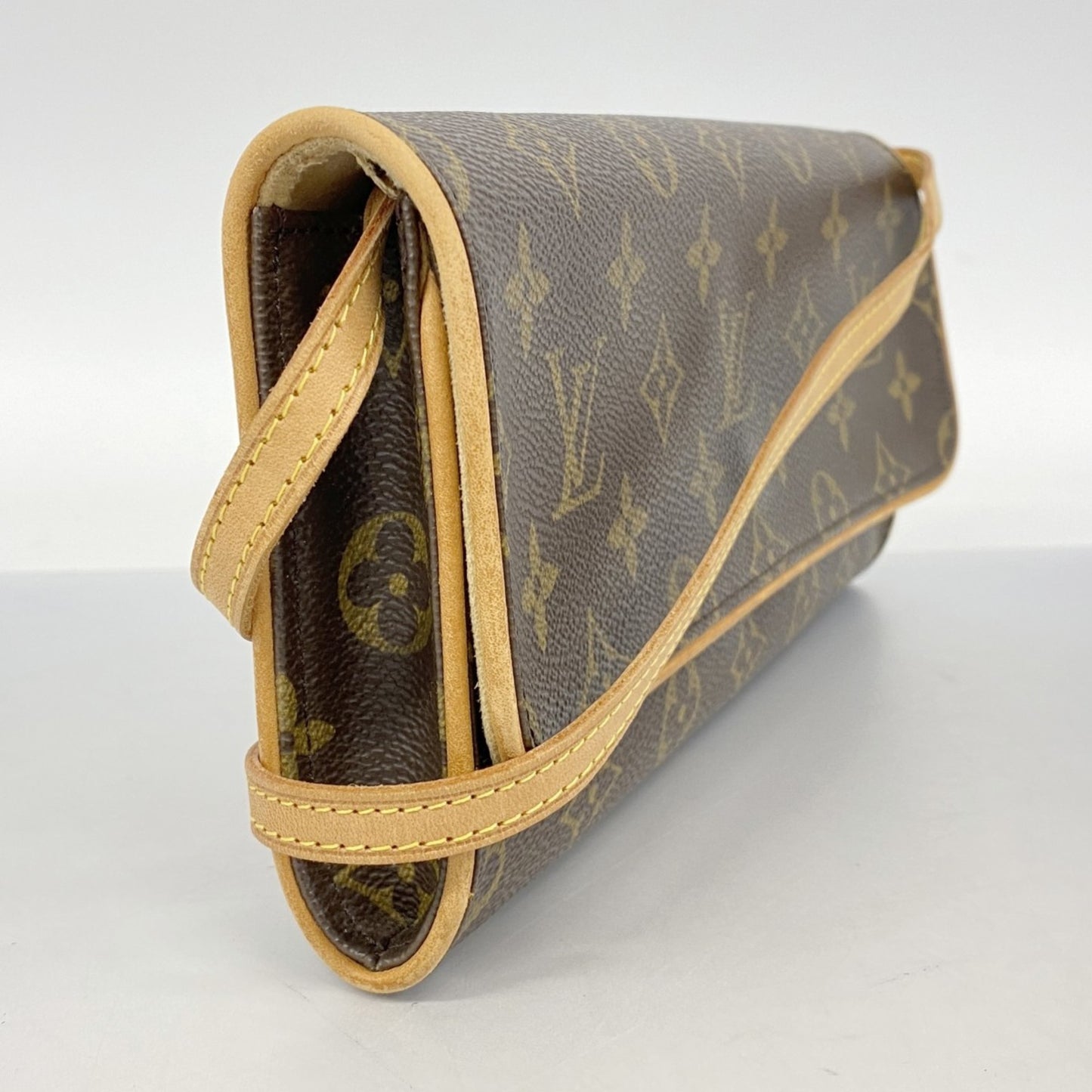 Louis Vuitton Monogram Pochette Twin Gm Shoulder Bag M51852 Brown