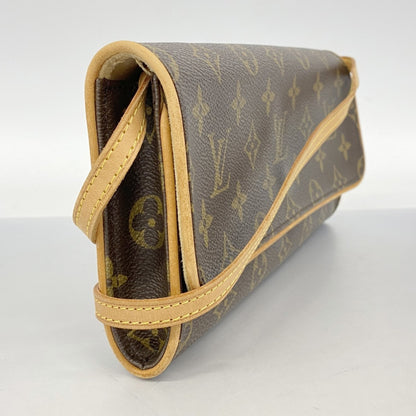 Louis Vuitton Monogram Pochette Twin Gm Shoulder Bag M51852 Brown