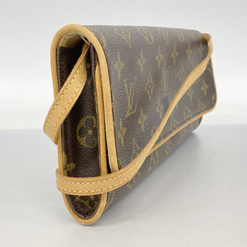 Louis Vuitton Monogram Pochette Twin Gm Shoulder Bag M51852 Brown