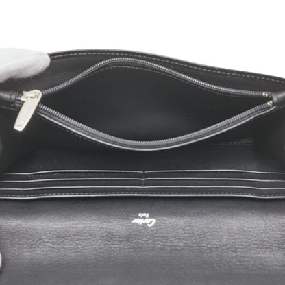 Cartier Happy Birthday Long Wallet Black Enamel