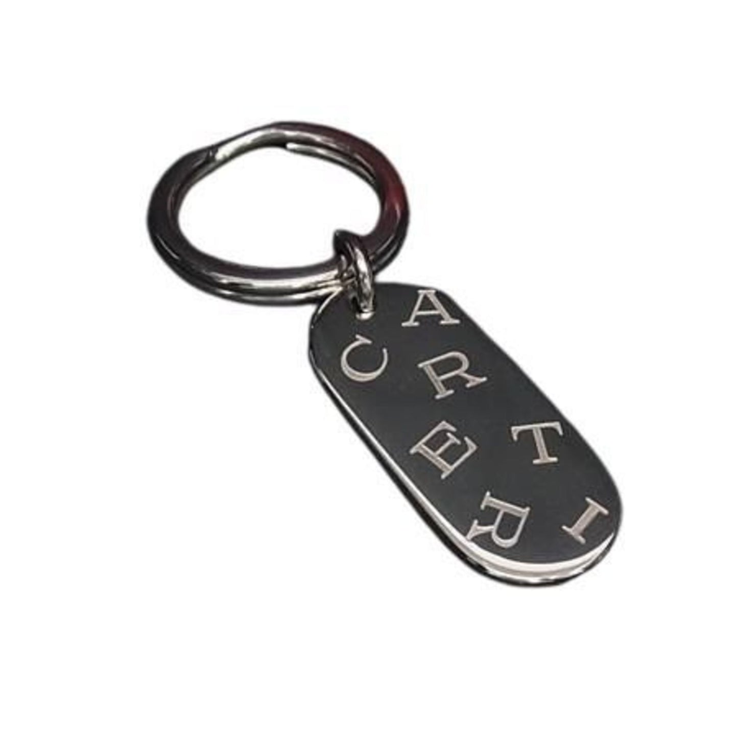 Cartier Silver Metal Keychain