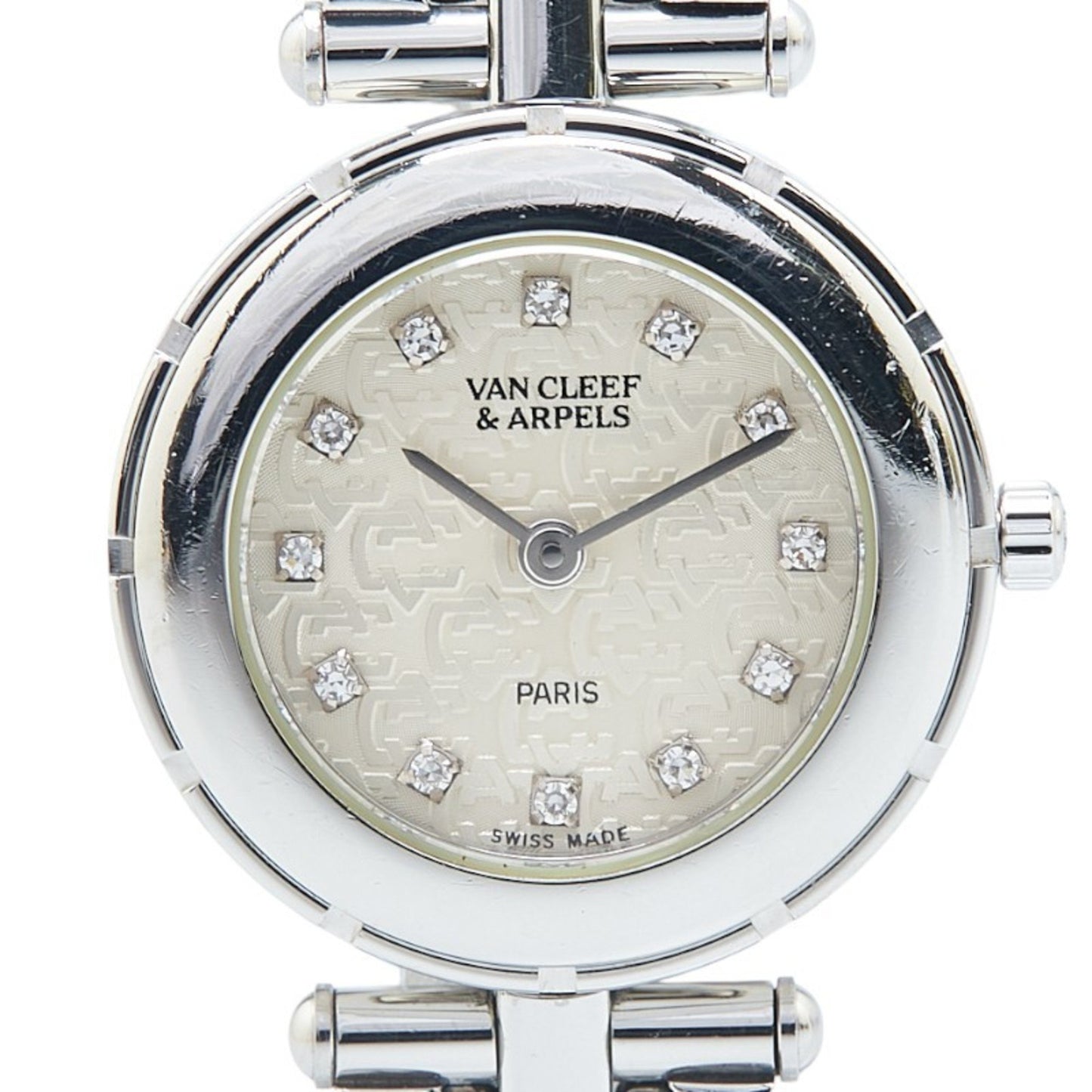 Van Cleef & Arpels La Collection Quartz Watch With Silver Dial And Stainless Steel
