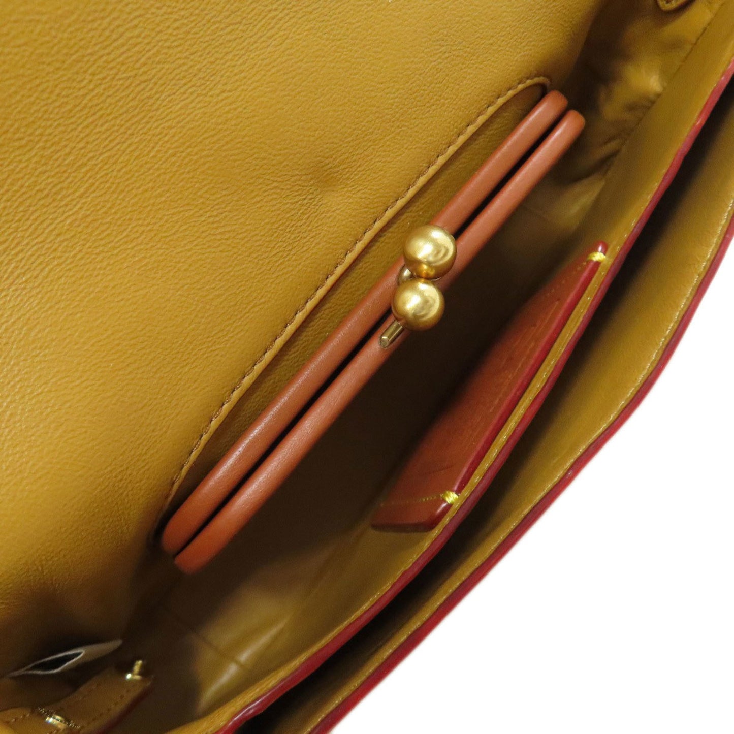 Coach 20215 Dinky Flower Motif Leather Shoulder Bag