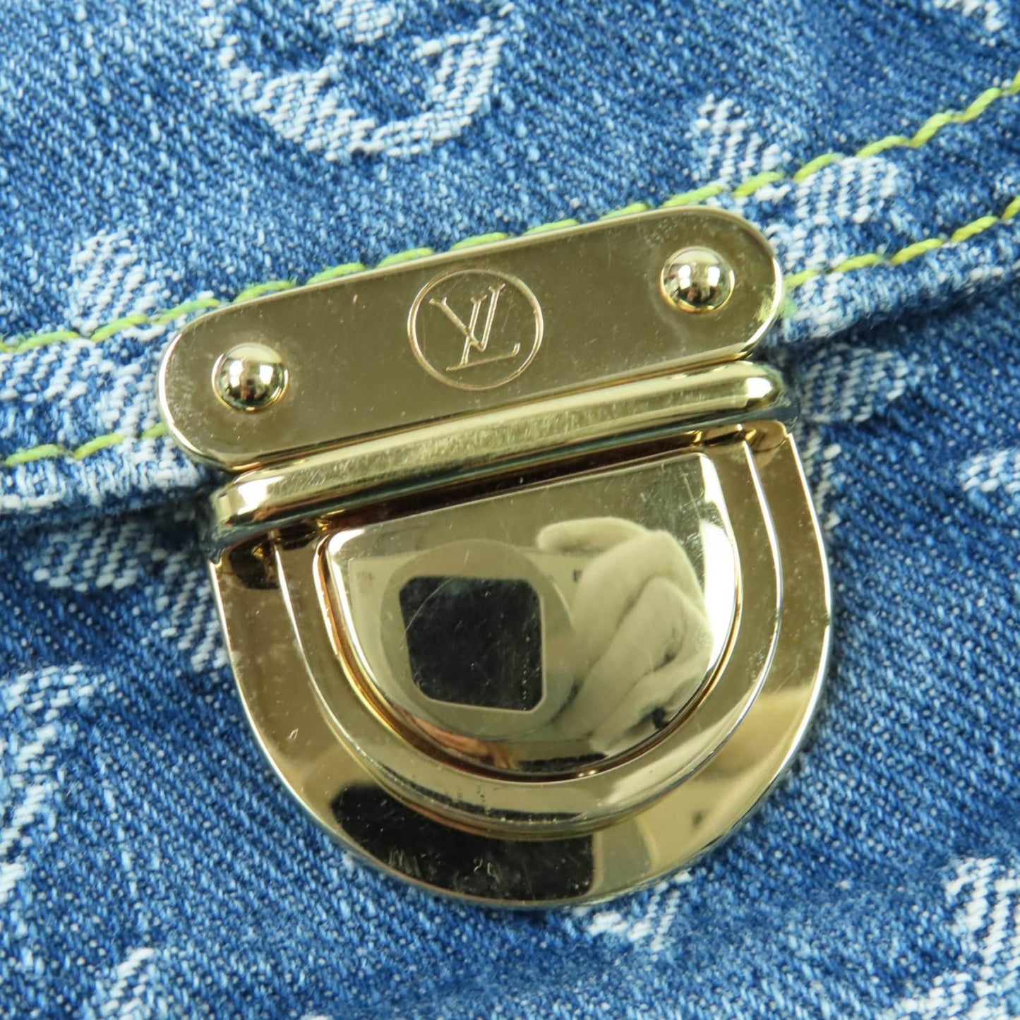 Louis Vuitton M95049 Monogram Denim Baggy Pm Handbag