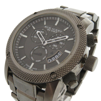 Burberry Sport Bu7716 Chronograph Stainless Steel Brown Quartz Watch 1740 Burberry