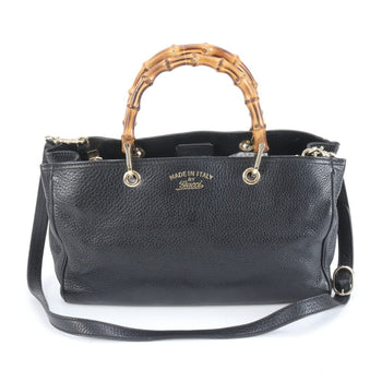 Leather - Gucci Handbag - Shoulder Bag Bamboo